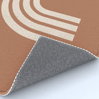 Woodblock arch terracotta Rug Gallery Image 4