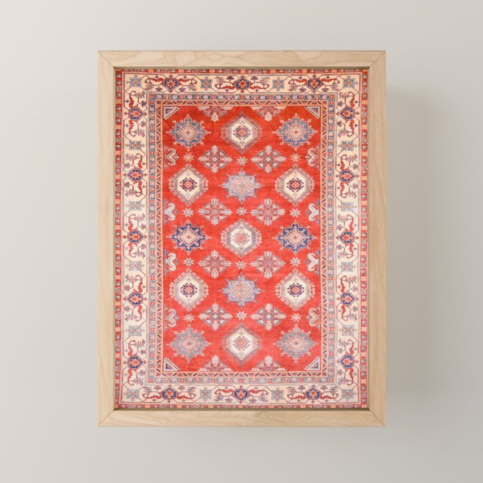 Red Divine Vines Mini Art Print Gallery Image 1