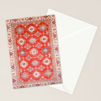 Red Divine Vines Stationery Card Gallery Image 2