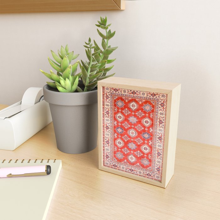 Red Divine Vines Mini Art Print Gallery Image 2