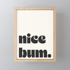 nice bum. Mini Art Print Gallery Image 1