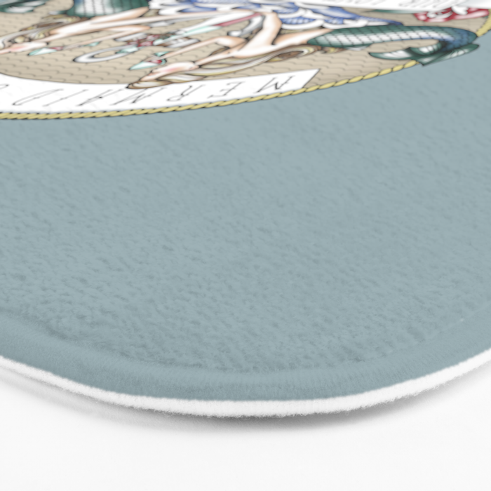 Tipsy Mermaids - Our Love Runs Deep Bath Mat Gallery Image 3