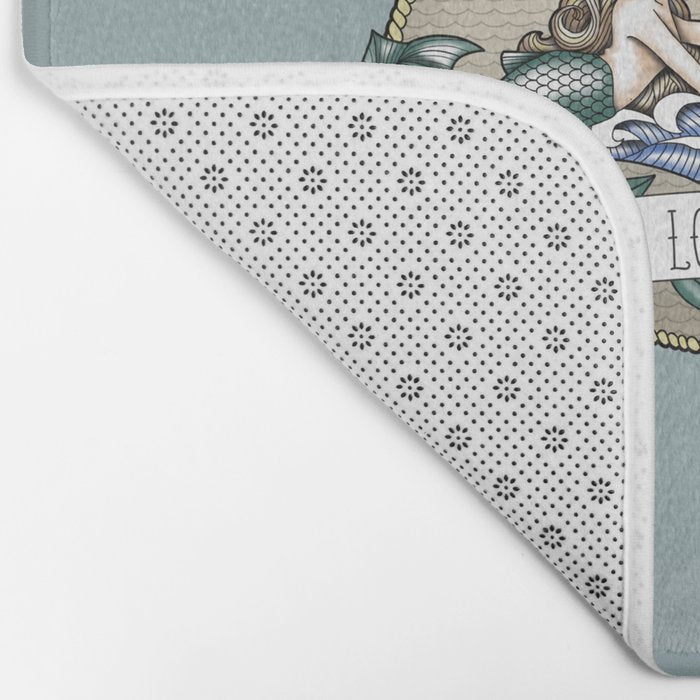 Tipsy Mermaids - Our Love Runs Deep Bath Mat Gallery Image 2