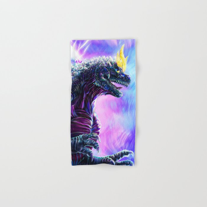 SpaceGodzilla Bath Towel Gallery Image 1