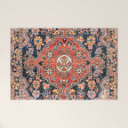 Djosan Poshti West Persian Rug Print Welcome Mat Gallery Image 1