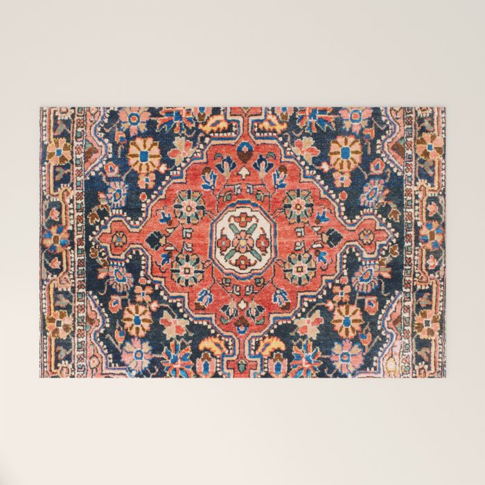 Djosan Poshti West Persian Rug Print Welcome Mat Gallery Image 1