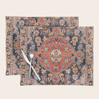 Djosan Poshti West Persian Rug Print Placemat Gallery Image 1