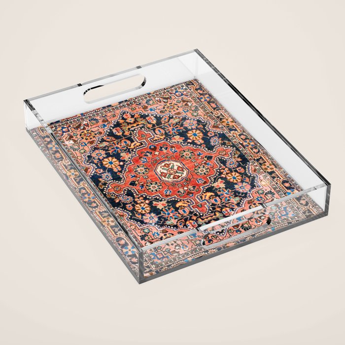 Djosan Poshti West Persian Rug Print Acrylic Tray Gallery Image 1