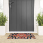 Djosan Poshti West Persian Rug Print Welcome Mat Gallery Image 3