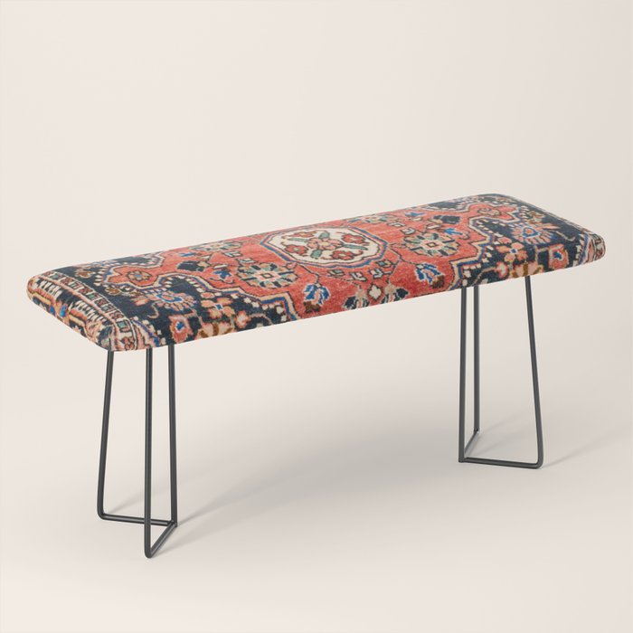 Djosan Poshti West Persian Rug Print Bench Gallery Image 1
