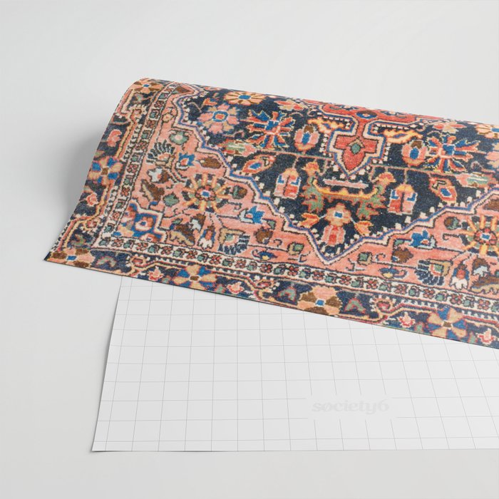 Djosan Poshti West Persian Rug Print Wrapping Paper Gallery Image 2