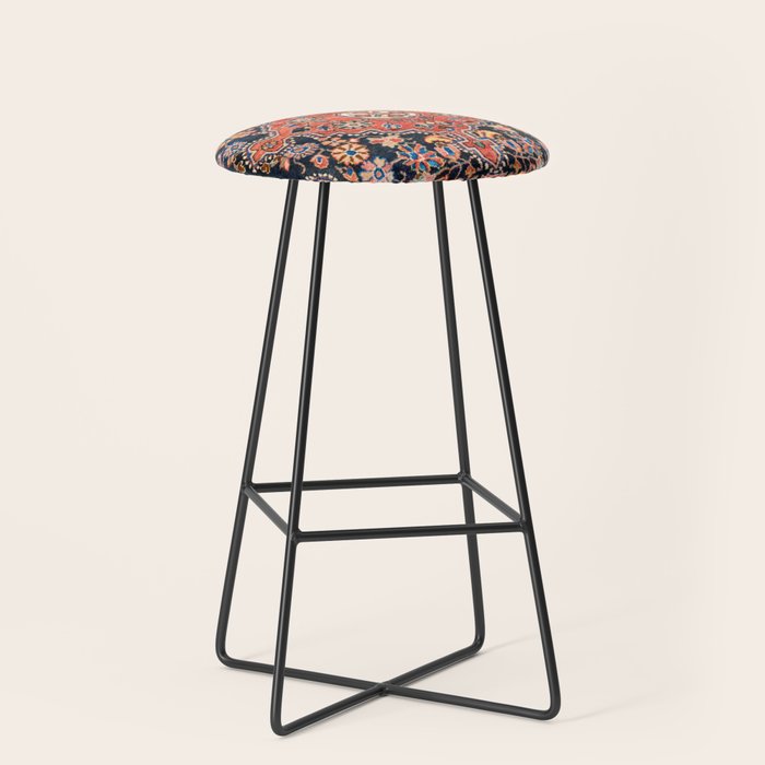 Djosan Poshti West Persian Rug Print Stool Gallery Image 1