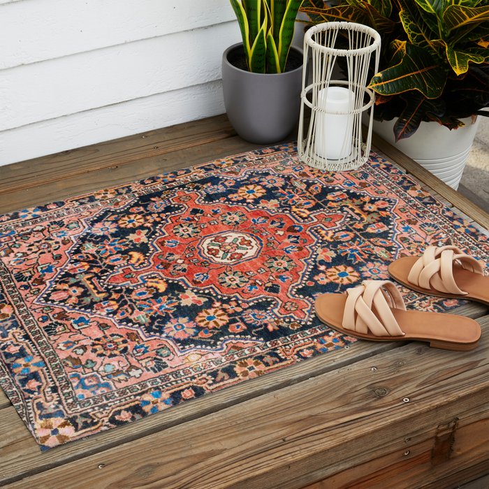 Djosan Poshti West Persian Rug Print Outdoor Rug Gallery Image 2