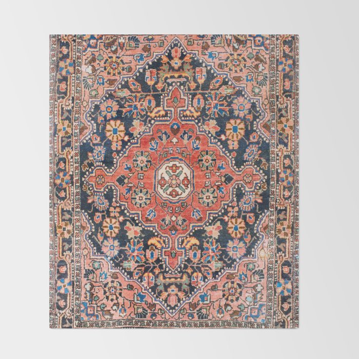 Djosan Poshti West Persian Rug Print Throw Blanket Gallery Image 2