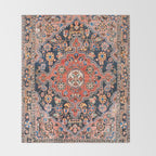 Djosan Poshti West Persian Rug Print Throw Blanket Gallery Image 2