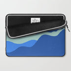 Blue Sea Waves on a Sunny Day Laptop Sleeve Gallery Image 2