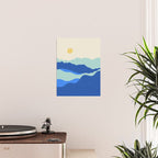 Blue Sea Waves on a Sunny Day Poster Gallery Image 2