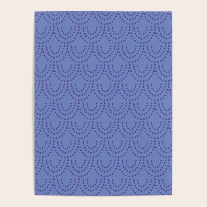 Periwinkle Scallops Poster Gallery Image 4
