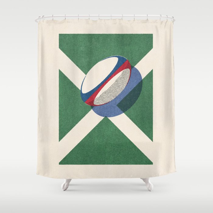 BALLS - Rugby - II b Shower Curtain Gallery Image 1