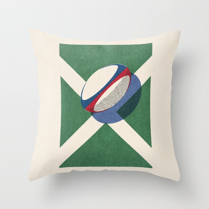 BALLS - Rugby - II b Throw Pillow Gallery Image 6