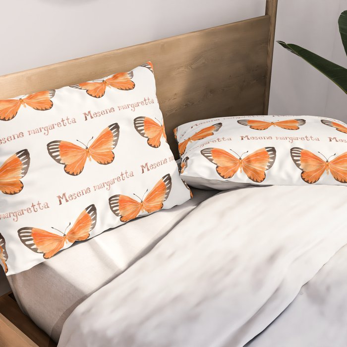 Butterfly - Mesene margaretta Pillow Sham Gallery Image 2