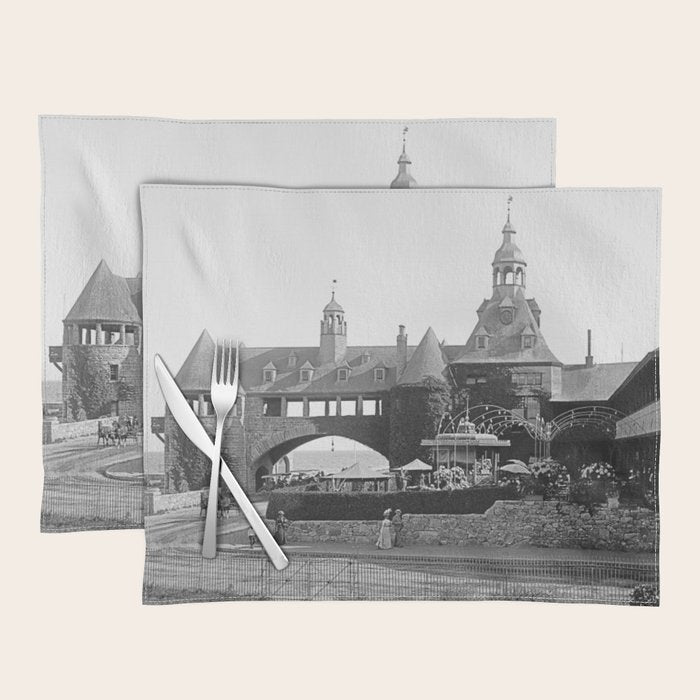 1890 Narragansett Towers & Casino, Narragansett, Rhode Island Placemat Gallery Image 1
