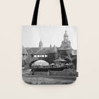 1890 Narragansett Towers & Casino, Narragansett, Rhode Island Tote Bag Gallery Image 1