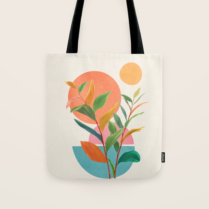 Colorful Branching Out 11 Tote Bag Gallery Image 1
