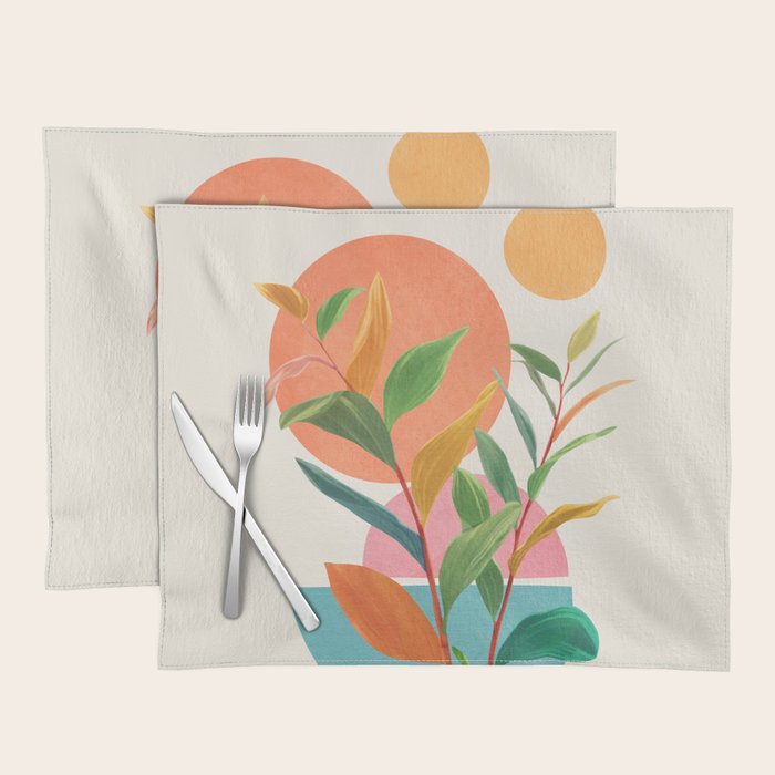 Colorful Branching Out 11 Placemat Gallery Image 1