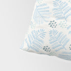 Winter & Woodsy Pine Trees in White & Blue Pillow Sham Gallery Image 4