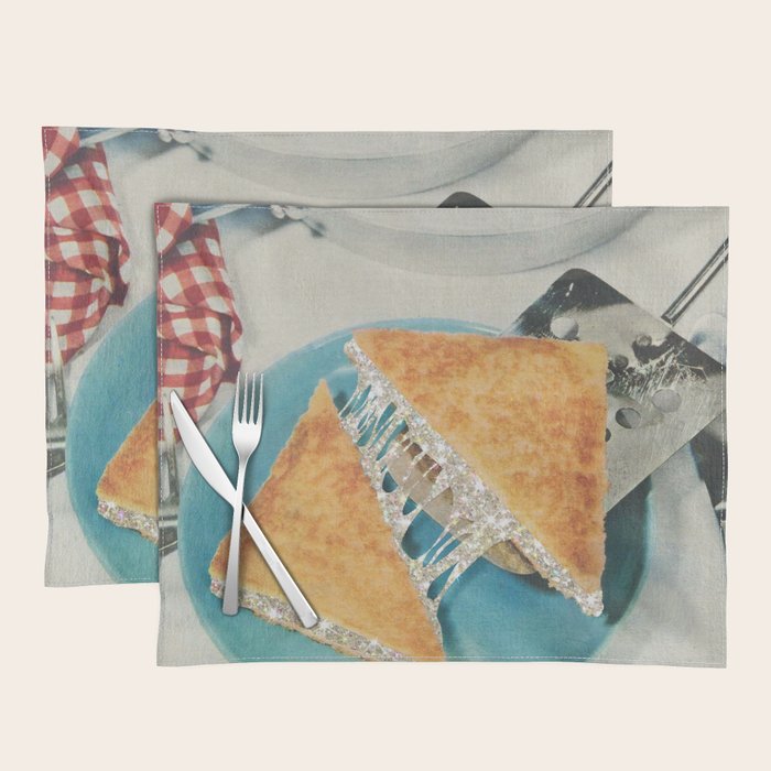 Grilled Glitter Sandwich - Eat Fashionably Placemat