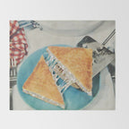 Grilled Glitter Sandwich - Eat Fashionably Throw Blanket Gallery Image 2