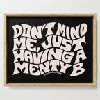Don't Mind Me in Cream Serving Tray Gallery Image 1