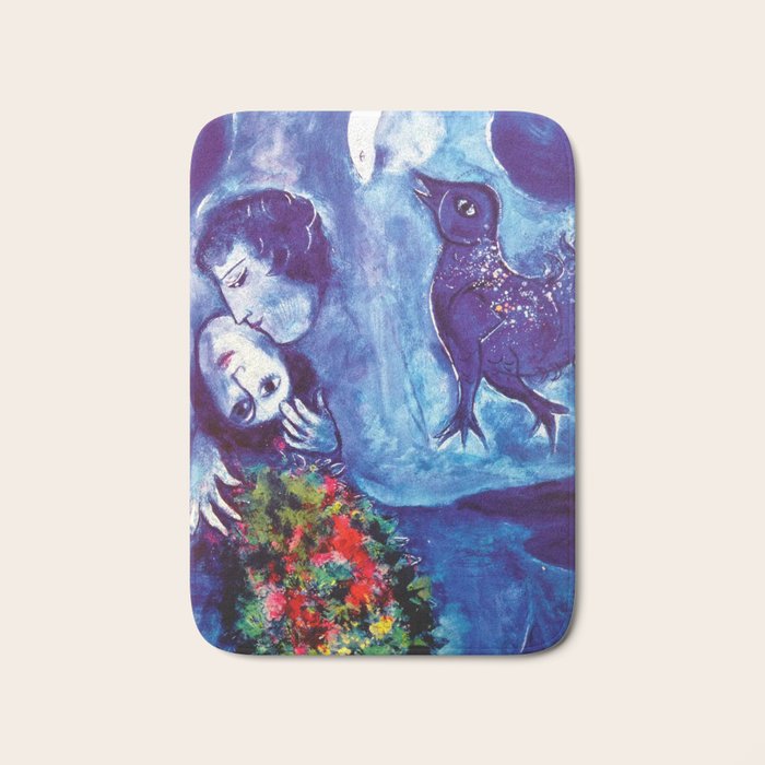 Marc Chagall, Le Paisage Bleu 1949 Artwork, Posters Tshirts Prints Bags Men Women Kids Bath Mat Gallery Image 1