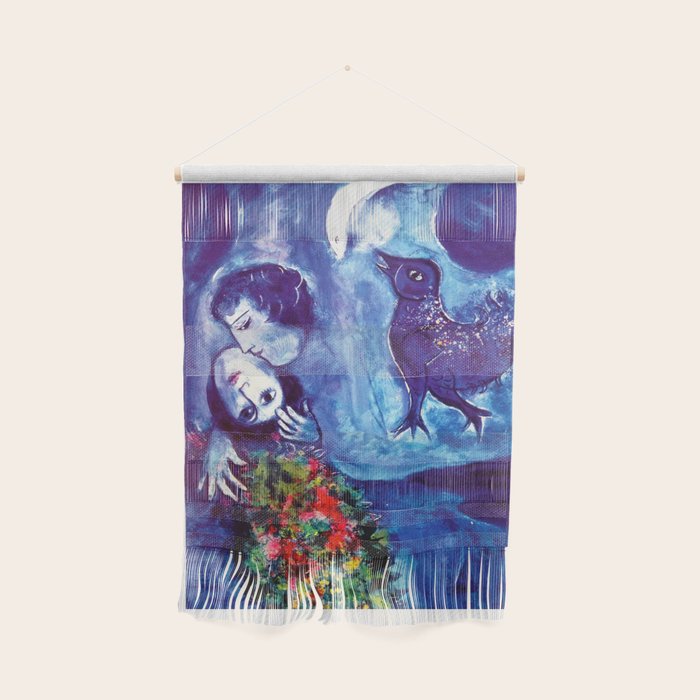 Marc Chagall, Le Paisage Bleu 1949 Artwork, Posters Tshirts Prints Bags Men Women Kids Wall Hanging Gallery Image 1