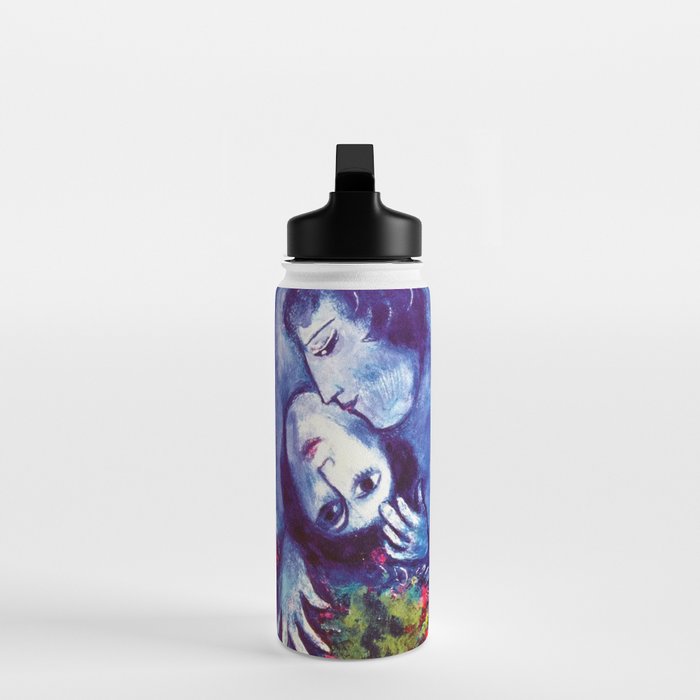 Marc Chagall, Le Paisage Bleu 1949 Artwork, Posters Tshirts Prints Bags Men Women Kids Water Bottle Gallery Image 3
