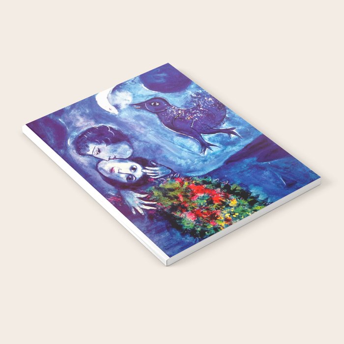 Marc Chagall, Le Paisage Bleu 1949 Artwork, Posters Tshirts Prints Bags Men Women Kids Notebook Gallery Image 2