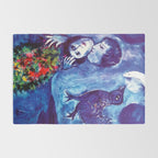 Marc Chagall, Le Paisage Bleu 1949 Artwork, Posters Tshirts Prints Bags Men Women Kids Rug Gallery Image 2