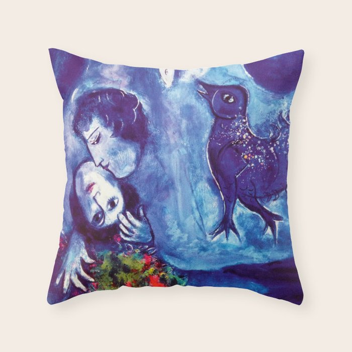 Marc Chagall, Le Paisage Bleu 1949 Artwork, Posters Tshirts Prints Bags Men Women Kids Throw Pillow Gallery Image 1