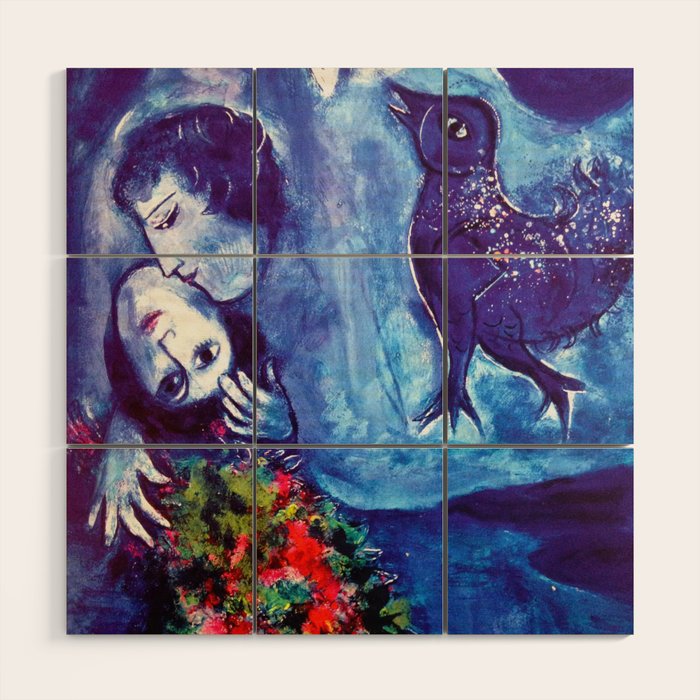 Marc Chagall, Le Paisage Bleu 1949 Artwork, Posters Tshirts Prints