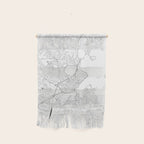 Portland Maine White Map Wall Hanging Gallery Image 1