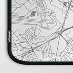 Portland Maine White Map Laptop Sleeve Gallery Image 3