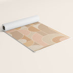 Abstract Bauhaus Shapes - Neutral Colors Yoga Mat Gallery Image 2