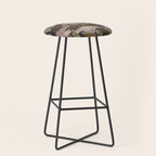 Vintage Art Deco Bat and Flowers Stool Gallery Image 1