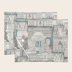 Washington DC toile juniper Placemat Gallery Image 1