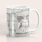 Washington DC toile juniper Coffee Mug Gallery Image 1