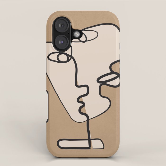 Interwoven Faces 6 iPhone Case Gallery Image 1