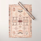 Moroccan Traditional Carpet Arwtork 11 Wrapping Paper Gallery Image 1