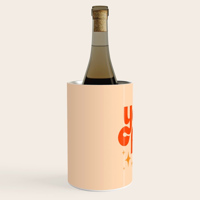Yee Haw - Orange on Cream Wine Chiller Gallery Image 2