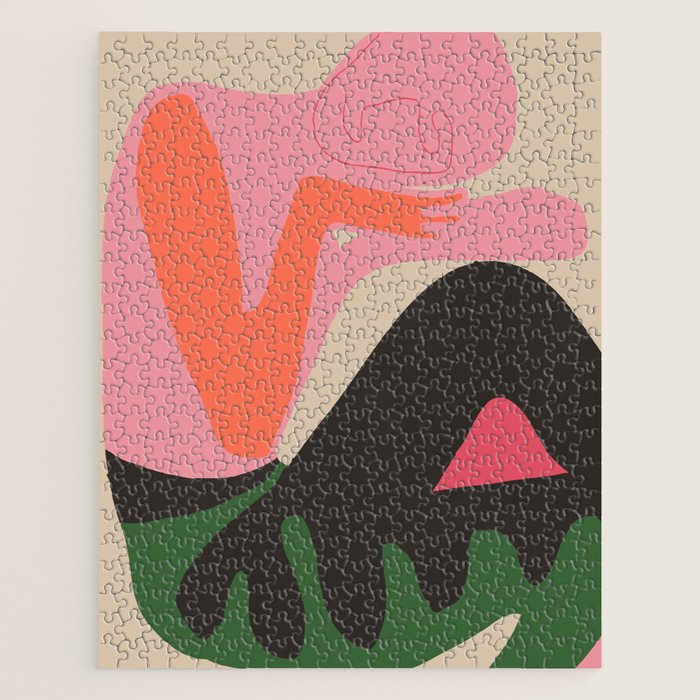 Abstract Art Figure 8 Jigsaw Puzzle Gallery Image 1